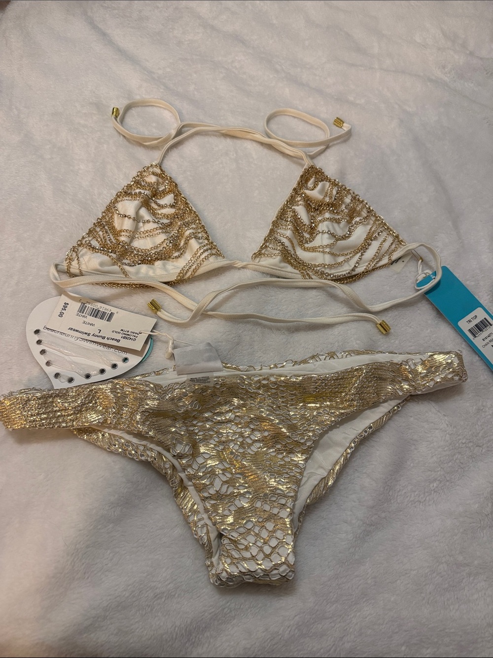 NWT BEACH BUNNY CHAIN REACTION BIKINI